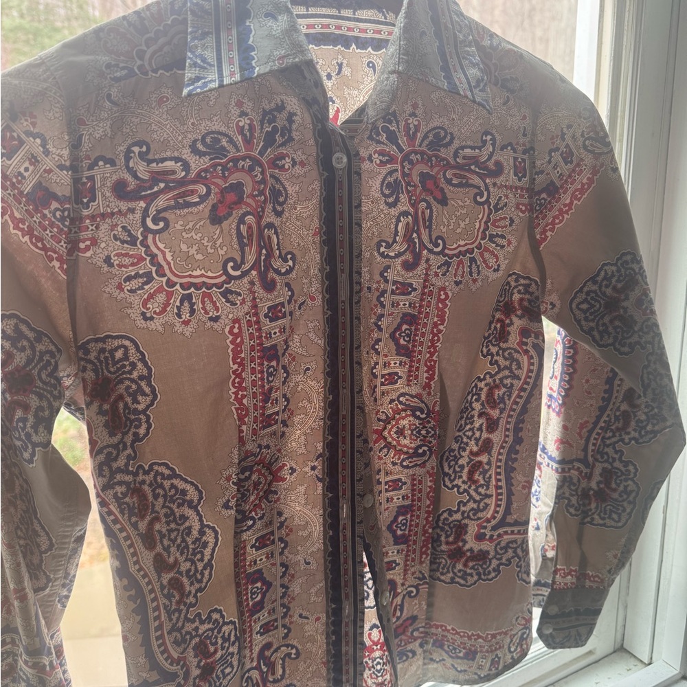 ETRO Paisley Long Sleeve Shirt